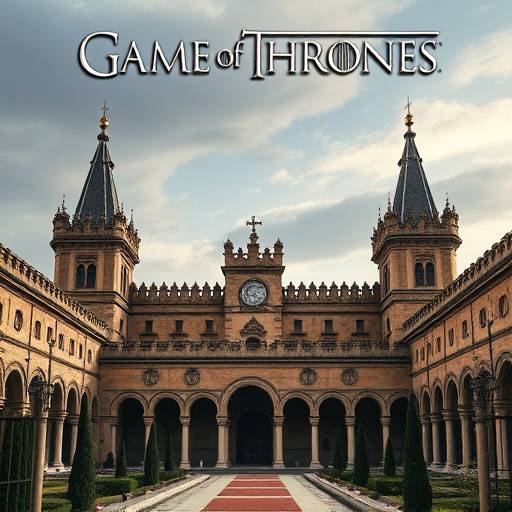 Cartel de la serie 'Juego de Tronos', con el Alc&aacute;zar de Sevilla como escenario