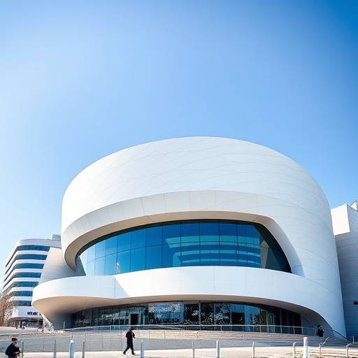 El Museo Guggenheim de Bilbao, con su arquitectura moderna y vanguardista.